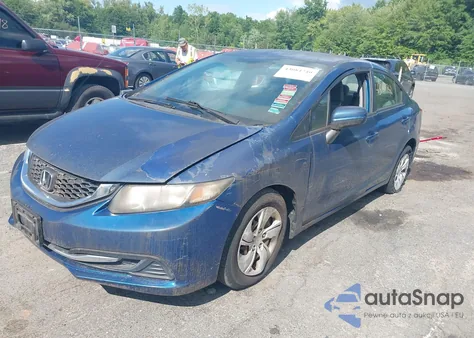 2014 Honda Civic Lx из США, поврежденный, VIN 2HGFB2F5XEH501047